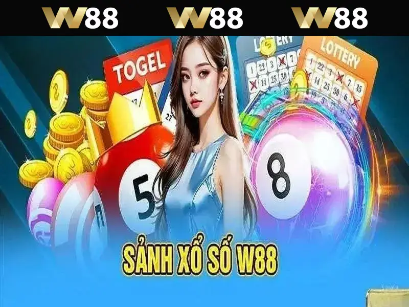 Khuyến mãi W88 hot tại sảnh xổ số