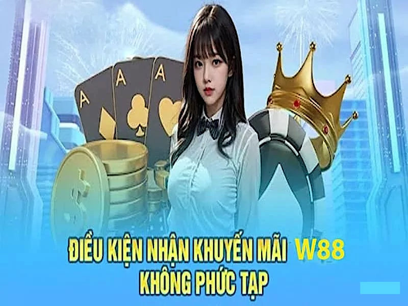 Điều kiện nhận W88 tặng tiền xác minh tài khoản 